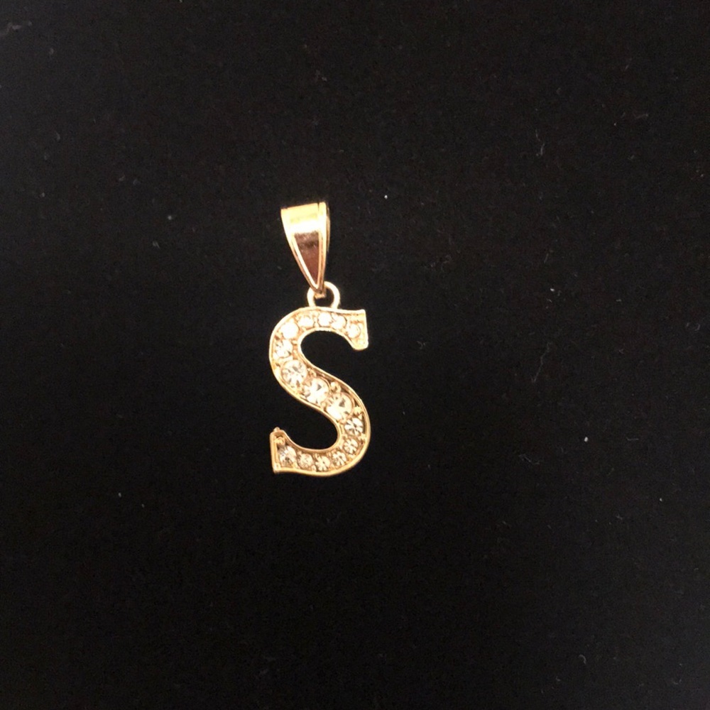 Rhinestones S  pendant
